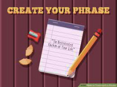 create your phrase